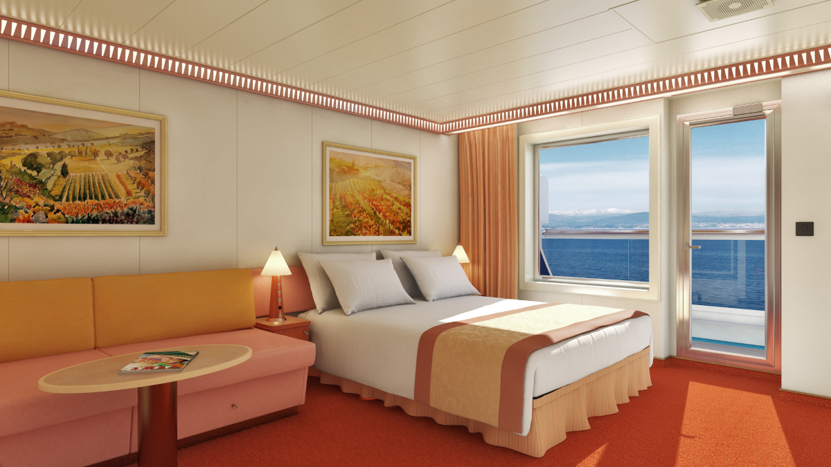 MyCruise Carnival Freedom Kahytter Balkon 9B1